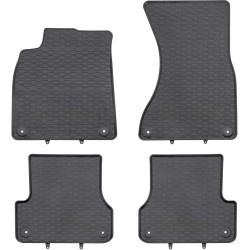 Tappetini per auto Geyer& Hosaja per Audi A7 Sportback I 2010-2018 su misura in gomma | Materiale resiste | Superficie antiscivolo | Impermeabile